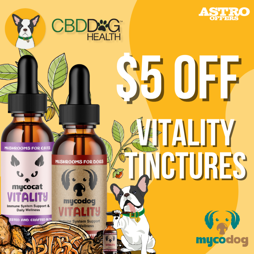 Astro | CBD Dog Health | $5.00 OFF VITALITY Tinctures