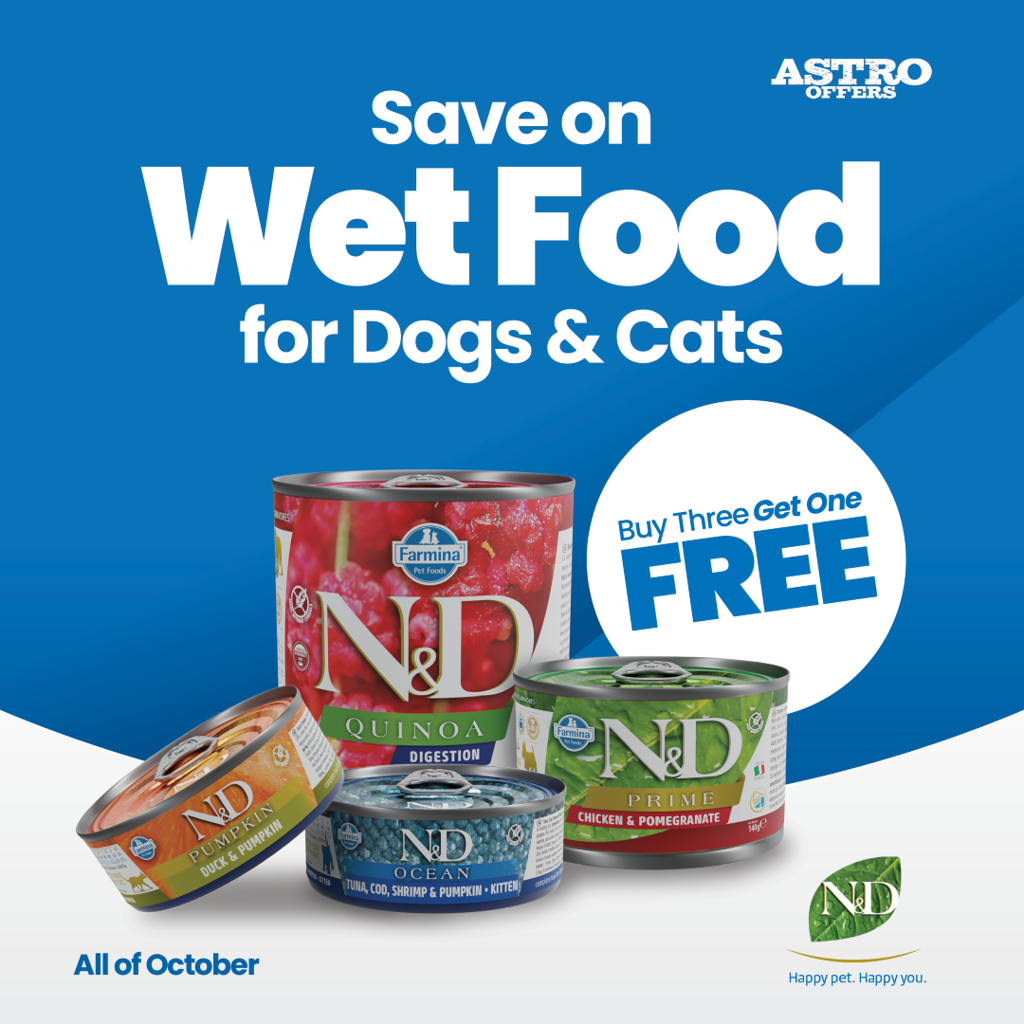 Astro | Farmina | Buy 3, Get 1 FREE on N&D Wet Food