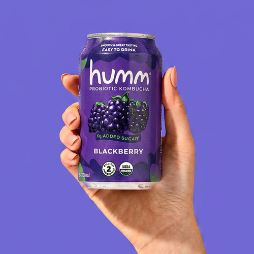 HUMM kombucha blackberry