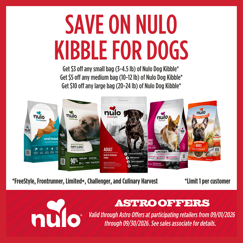 Astro | Nulo US | Dollars OFF Dry Dog Food!