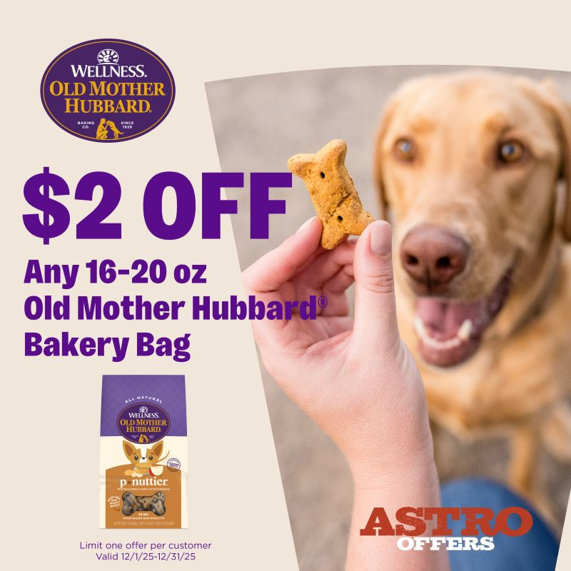 Astro | Old Mother Hubbard | $2.00 OFF 16oz-20oz Bakery Bags