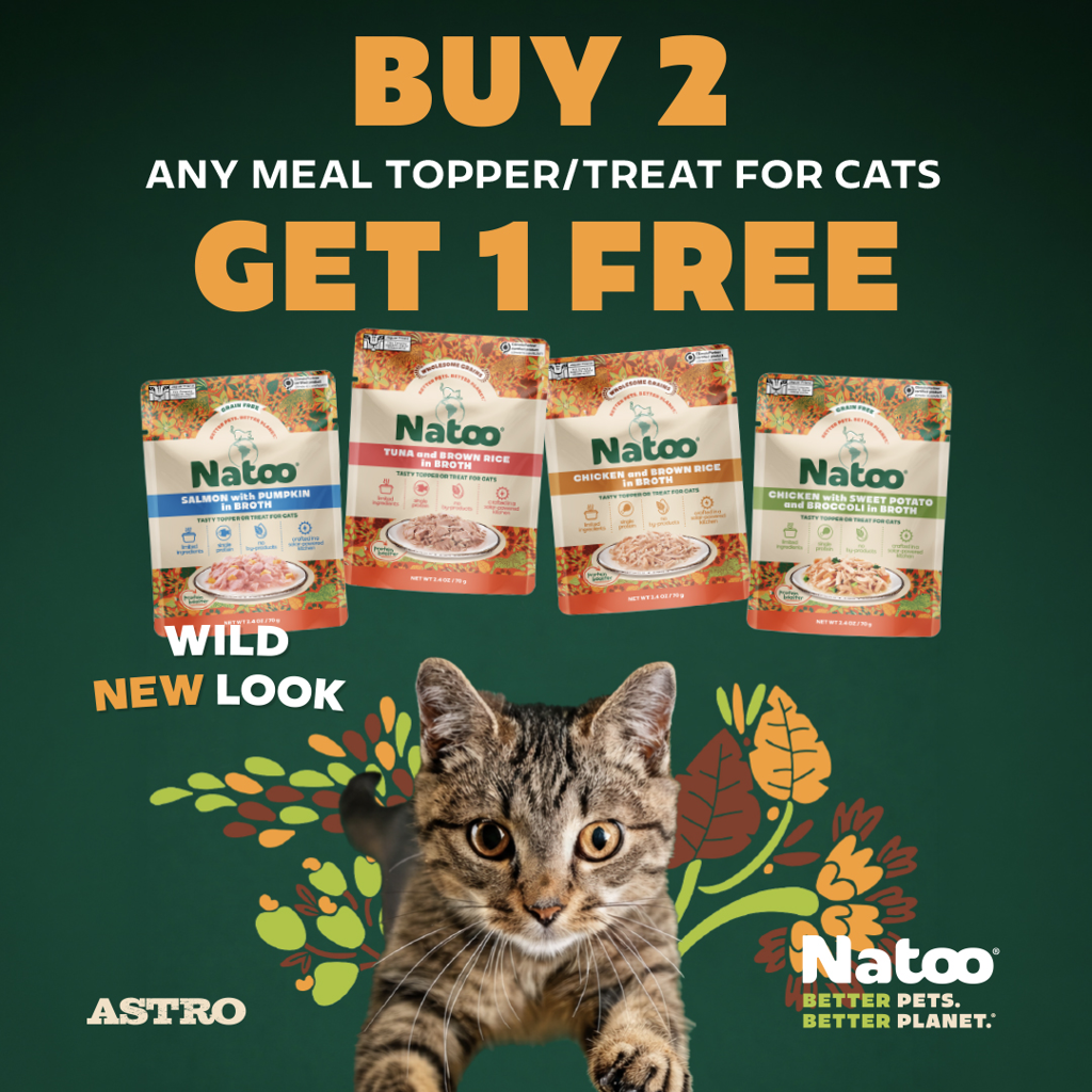 Astro | Natoo | Buy 2, Get 1 FREE on Toppers for Cats