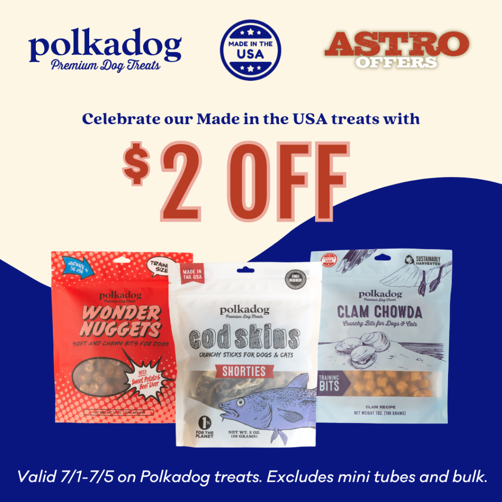 Astro | Polkadog | $2.00 OFF Select Treats