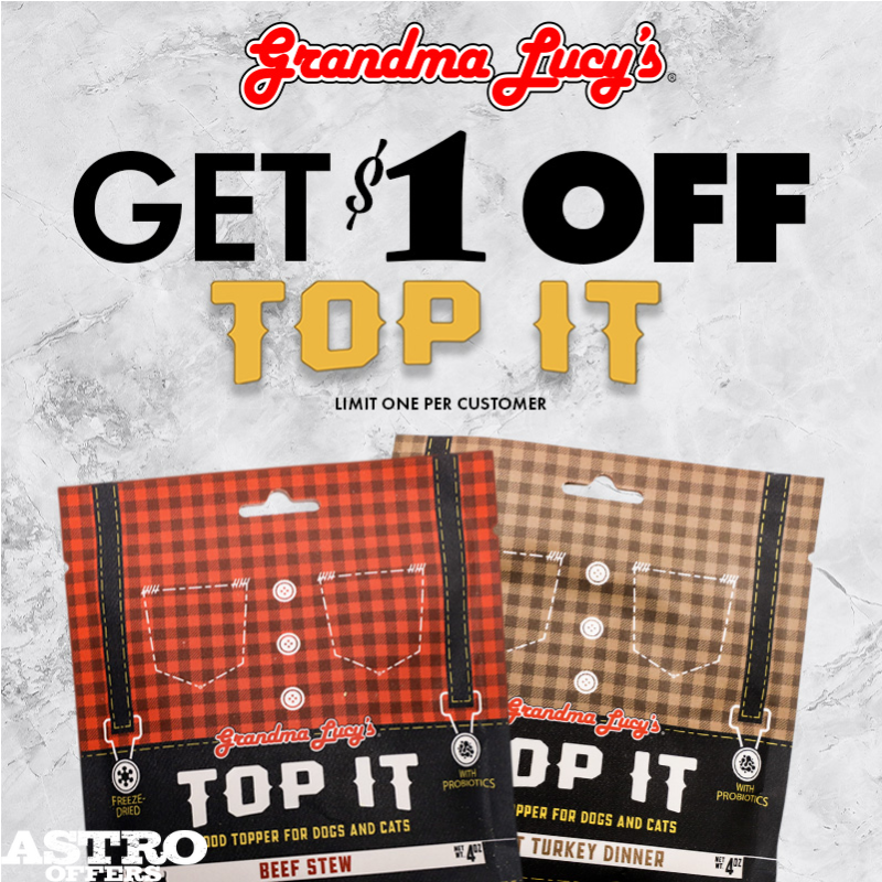 Astro | Grandma Lucy's | $1.00 OFF Top It 