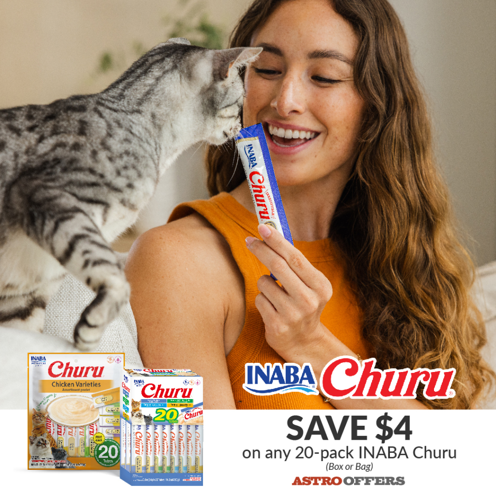 Astro | Inaba I $4.00 OFF 20-Pack Inaba Churu Purees