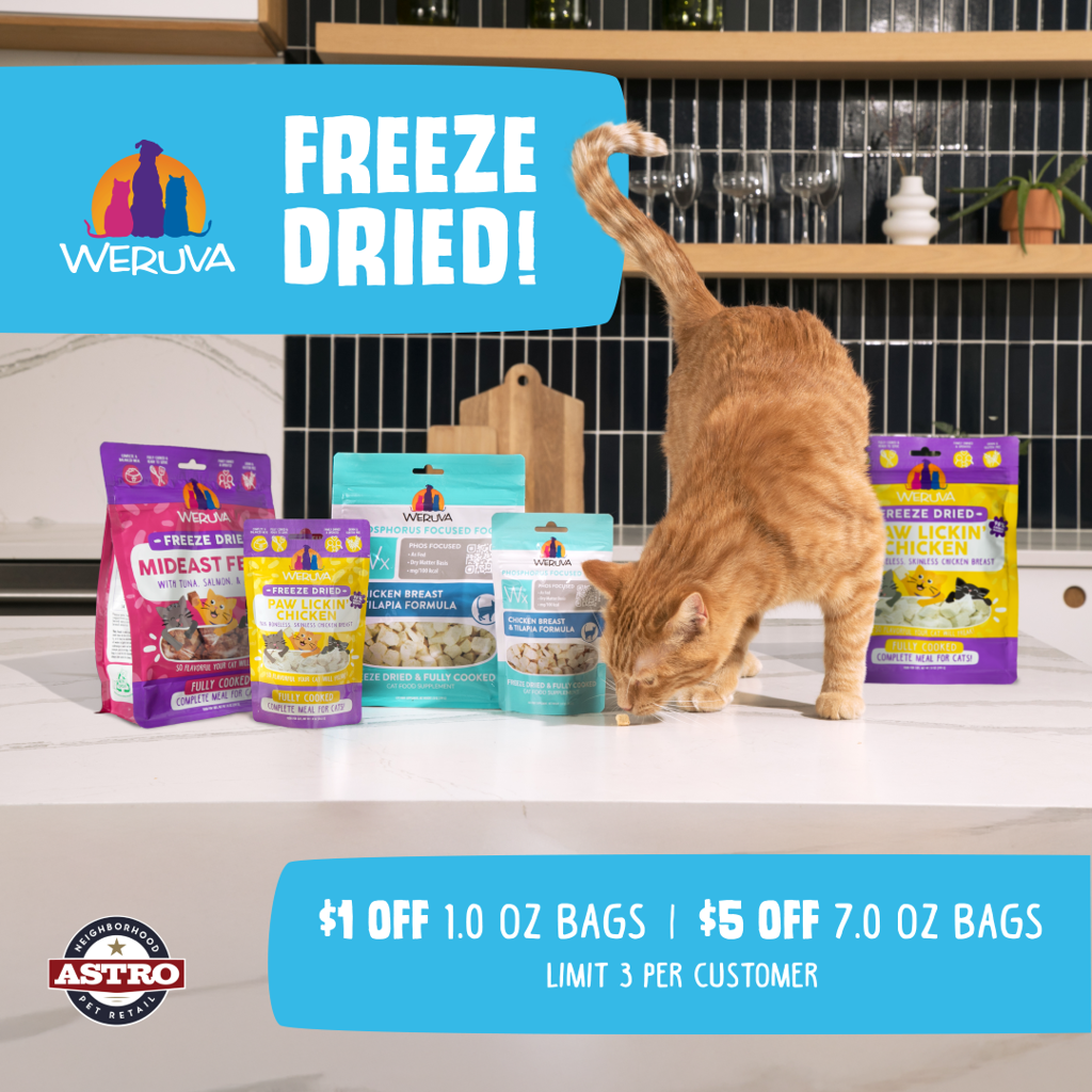 Astro | Weruva | Dollars OFF Fully Cooked Freeze Dried Cat Food