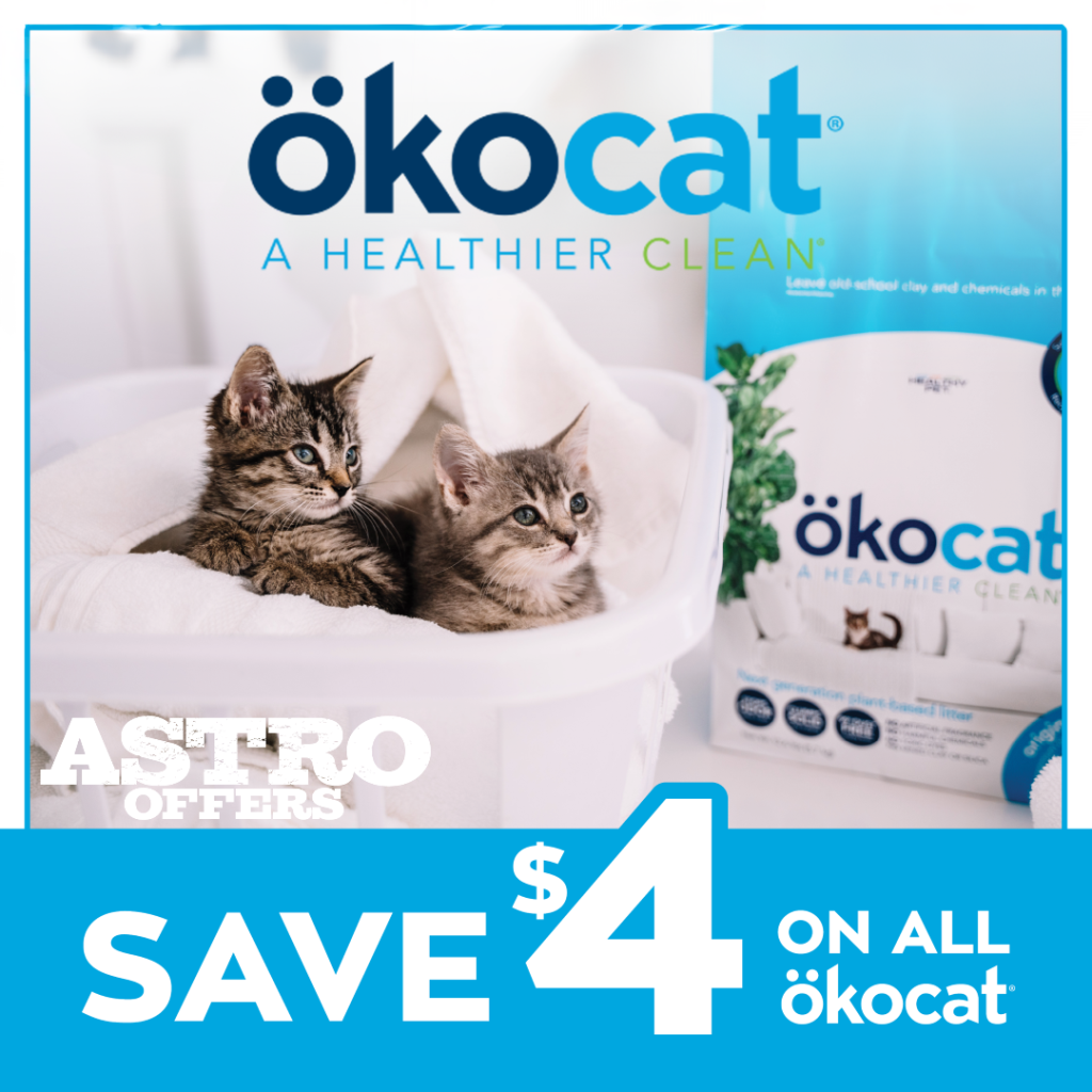 Astro | Okocat | $4.00 OFF Okocat Litter