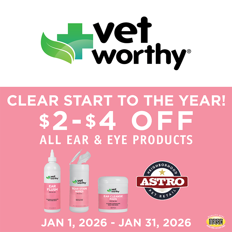 Astro | Vet Worthy | Dollars OFF Ear & Eye Products