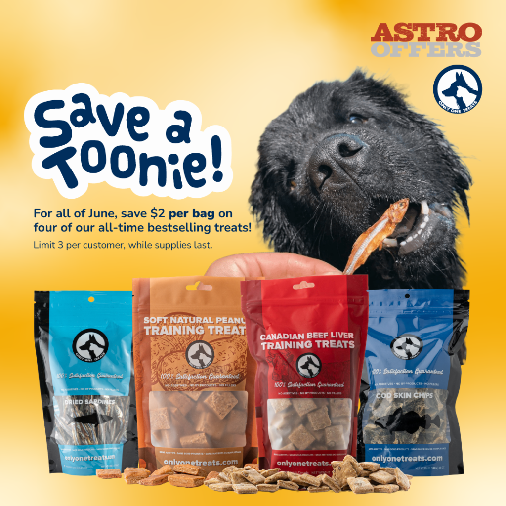 Astro | Only One Treats | $2.00 OFF Bestselling Treat Bags