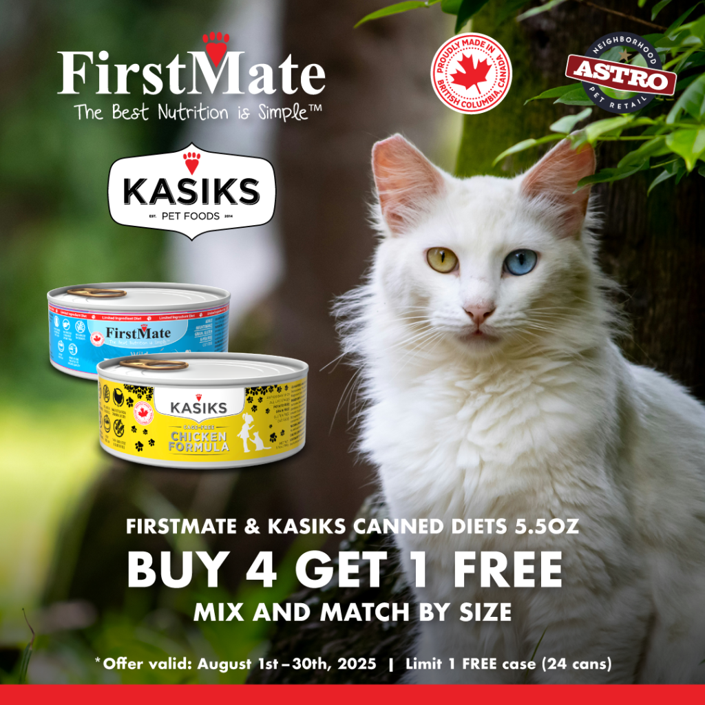 Astro | FirstMate & KASIKS | Buy 4, Get 1 FREE on 5.5oz Cat Cans