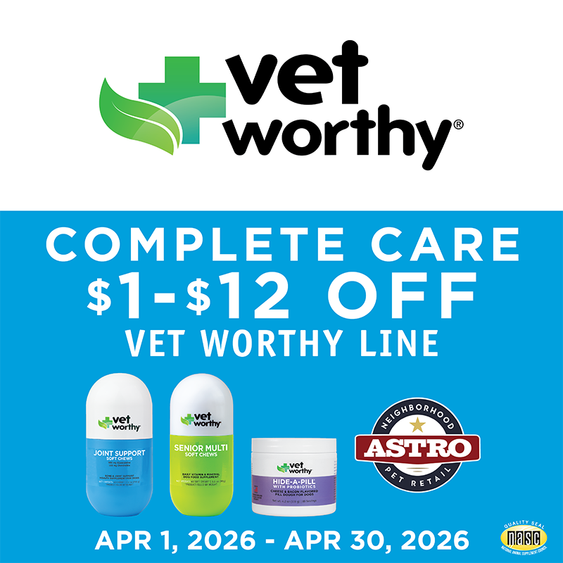 Astro | Vet Worthy | Dollars OFF All Products
