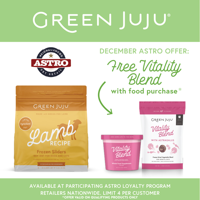 Astro | Green Juju | FREE Select Vitality Blend with Qualifying Food Purchase
