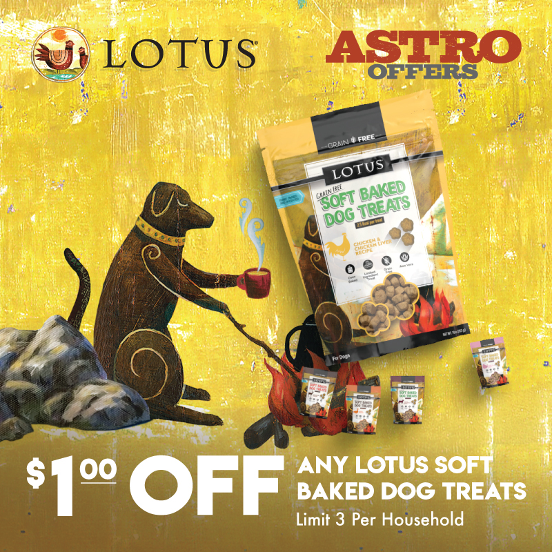 Astro | LOTUS | $1.00 OFF Soft-Baked Dog Treats