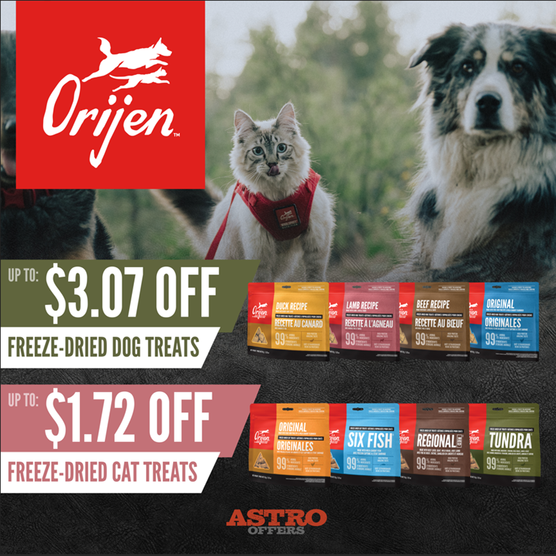 Astro | ORIJEN | Dollars OFF Freeze Dried Treats