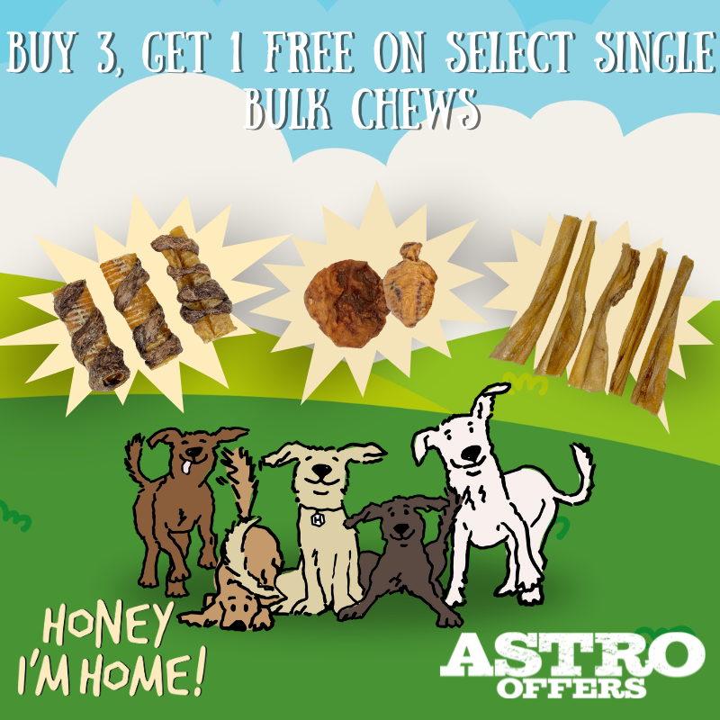 Astro | Honey I'm Home | Buy 3, Get 1 FREE on Select Single Bulk Chews