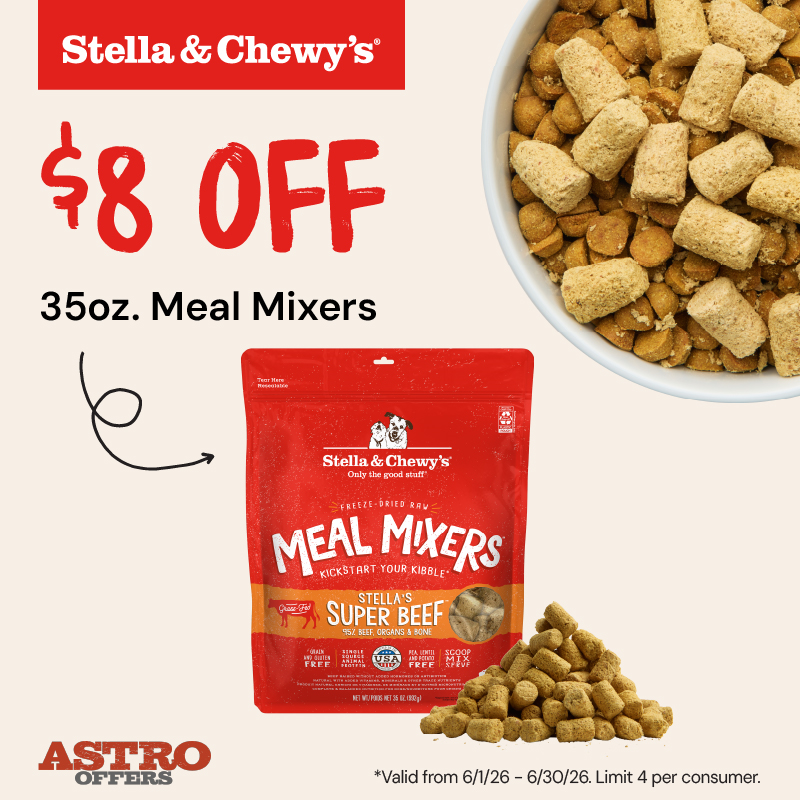 Astro | Stella & Chewy's | $8.00 OFF 35oz Meal Mixers