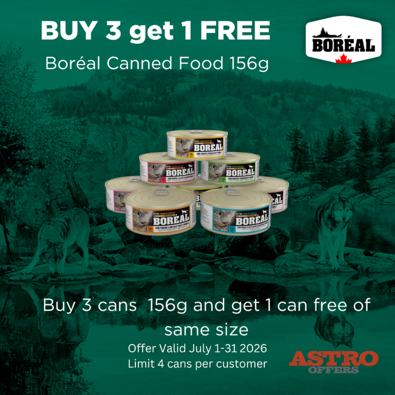 Astro | Boreal | Buy 3, Get 1 FREE on 156g (5.5oz) Cat Cans