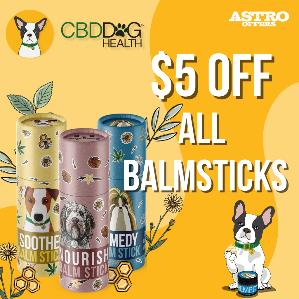 Astro | CBD Dog Health | $5.00 OFF ALL Balm Sticks