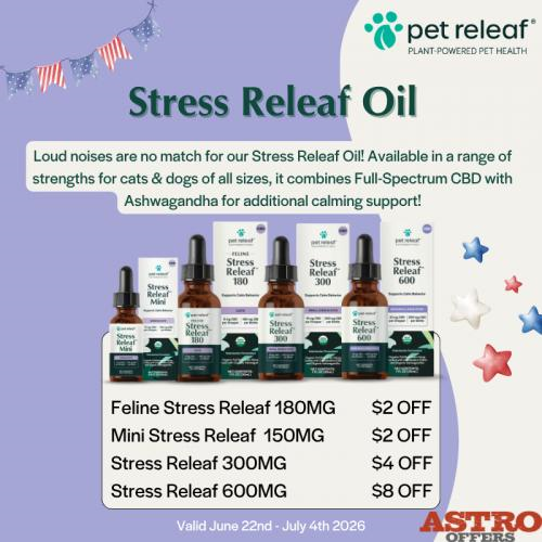 Astro | Pet Releaf | Dollars OFF Stress Releaf Hemp Oils