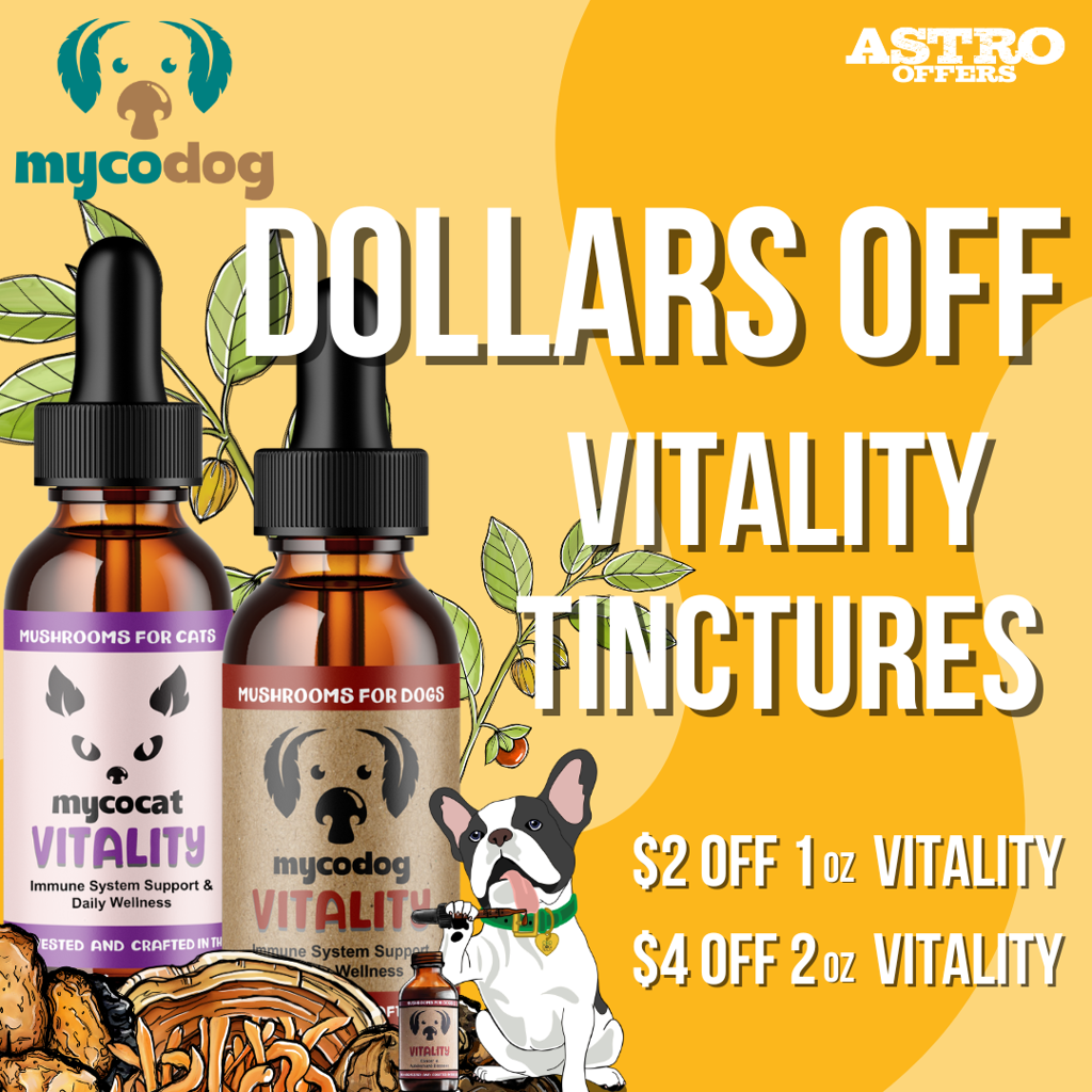 Astro | CBD Dog Health | Dollars OFF VITALITY Tinctures