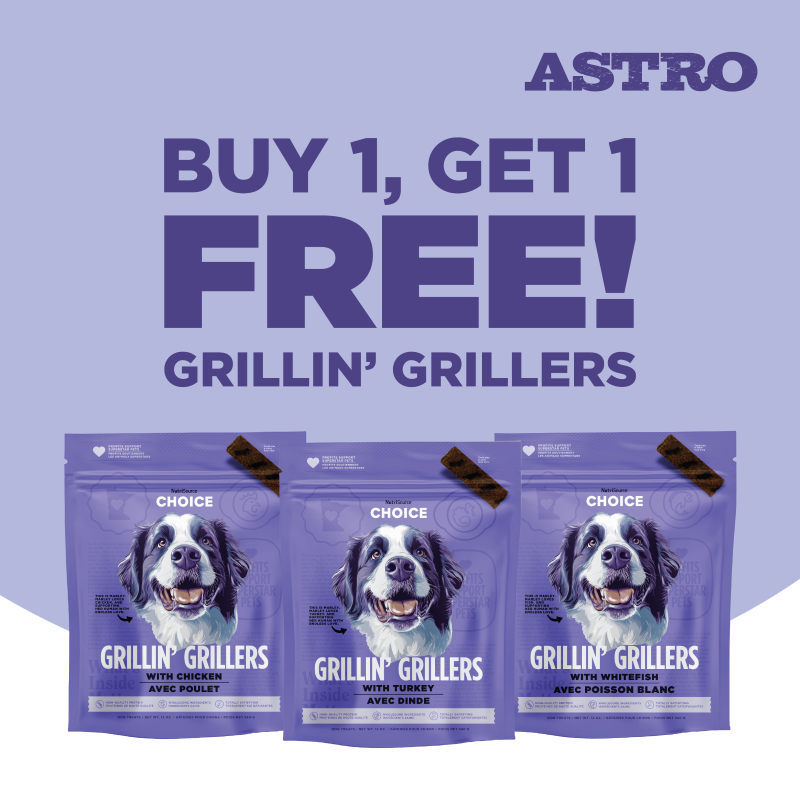 Astro | Choice | Buy 1, Get 1 FREE on 12oz Grillin' Grillers!