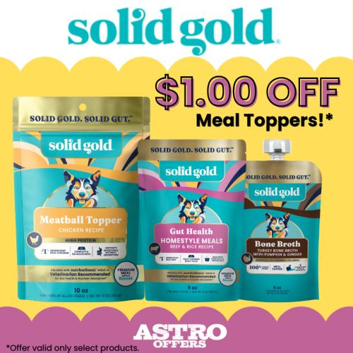 Astro | Solid Gold | $1.00 OFF Select Toppers