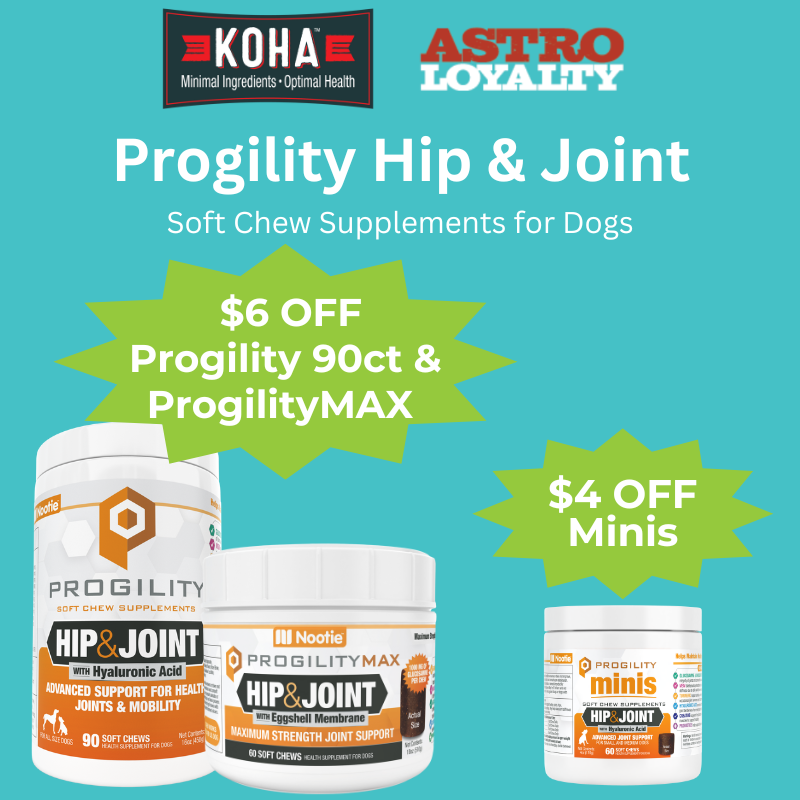 Astro | Nootie | Dollars OFF Progility Hip & Joint Soft Chews