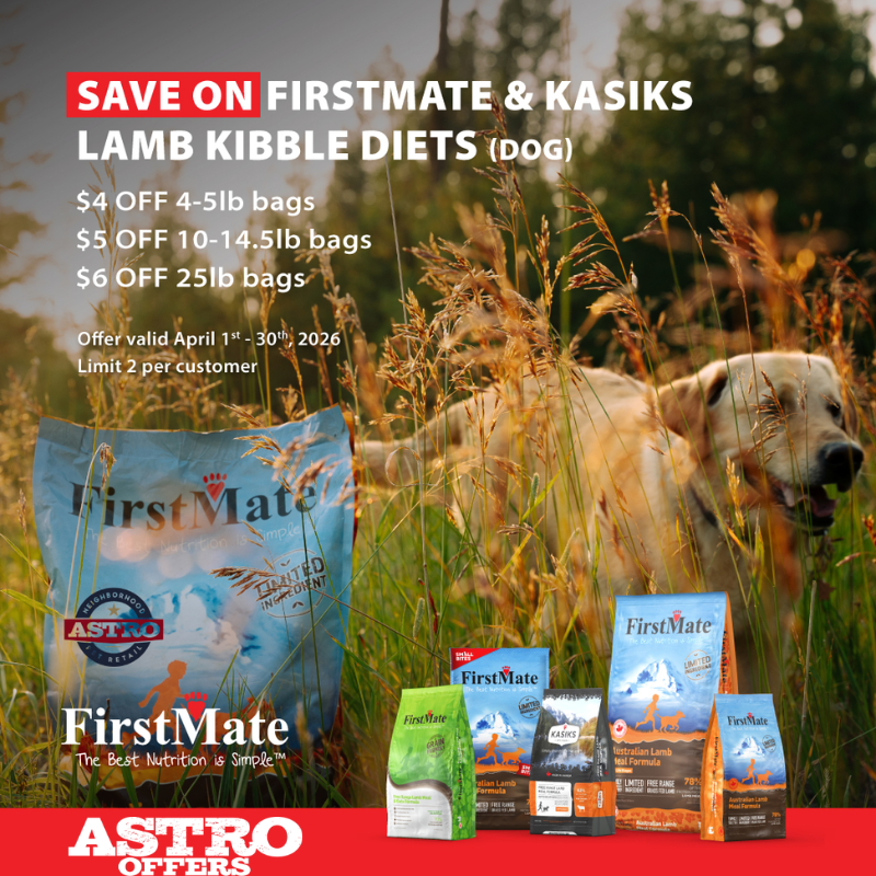 Astro | FirstMate & KASIKS | Dollars OFF Lamb Kibble Diets for Dogs