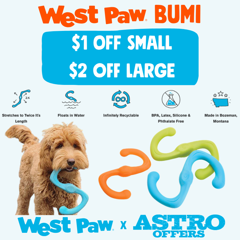 Astro | West Paw | Dollars OFF Bumi