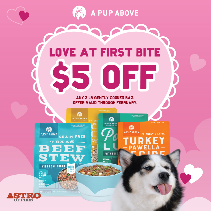Astro | A Pup Above | $5.00 OFF 3lb Gently Cooked