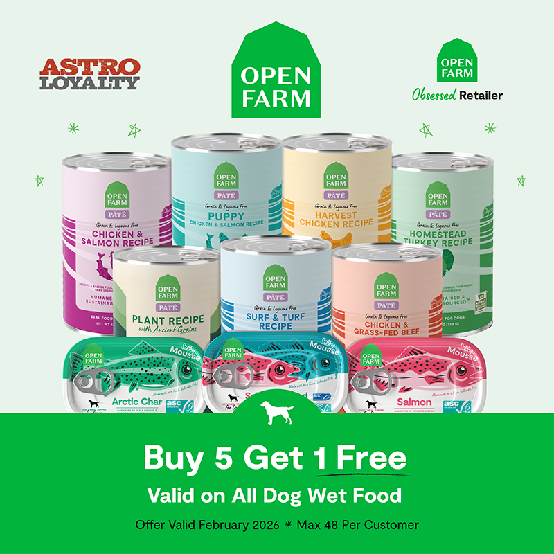 Astro | Open Farm (Private Offer - Obsessed Retailers) | Buy 5, Get 1 FREE on Dog Wet Food