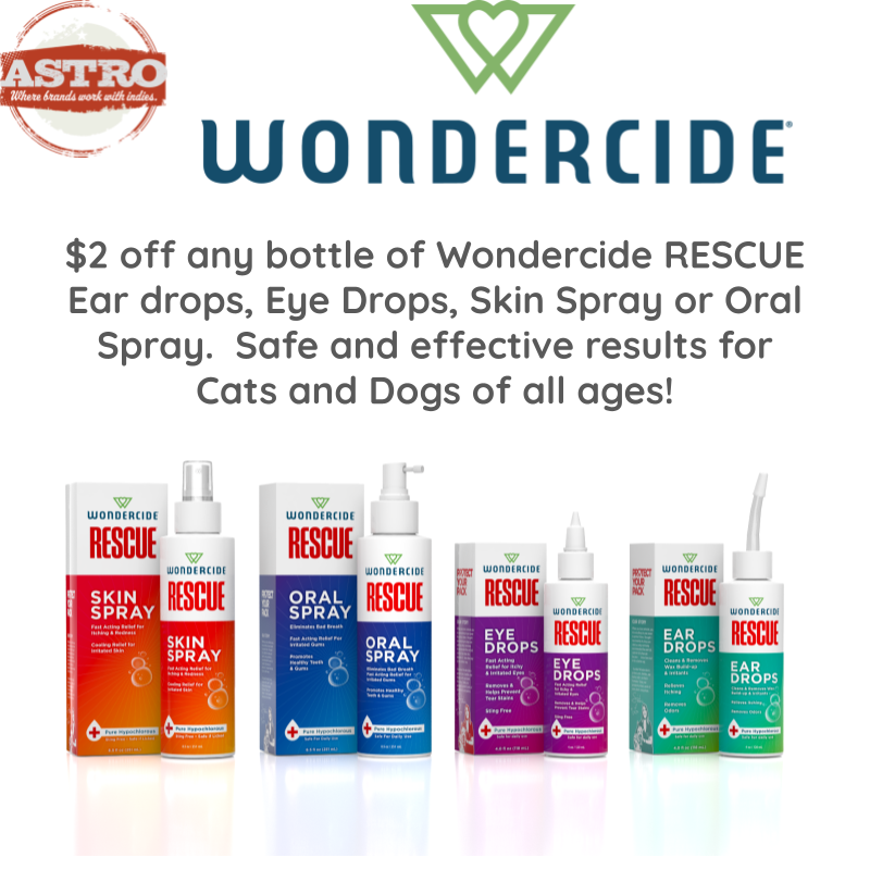 Astro | Wondercide | $2.00 OFF RESCUE Products