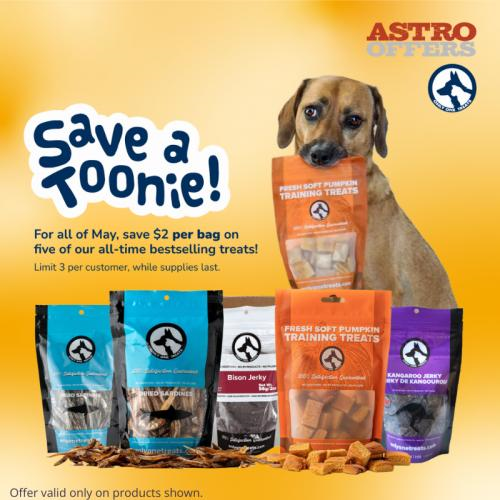 Astro | Only One Treats | $2.00 OFF Bestselling Treat Bags!