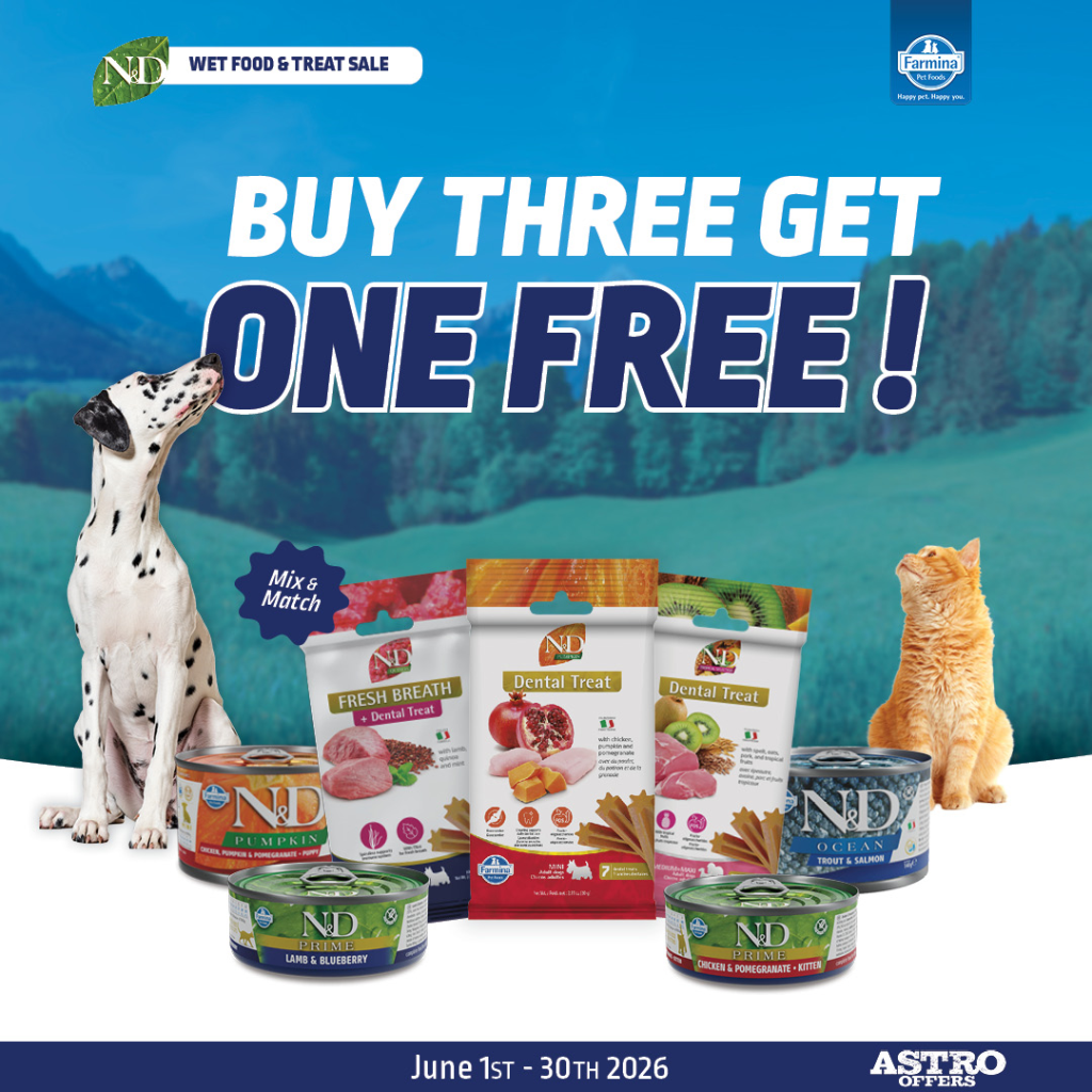 Astro | Buy 3, Get 1 FREE on N&D Dental Treats and Wet Food