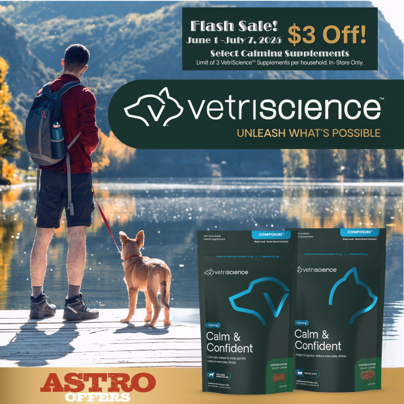 Astro | VetriScience | $3.00 OFF Select Calming Supplements