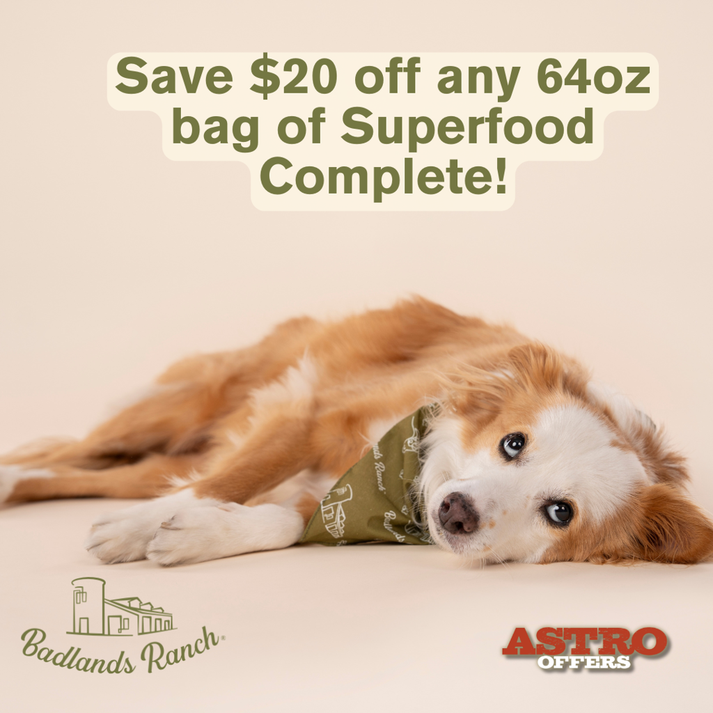 Astro | Badlands Ranch | $20.00 OFF 64oz Superfood Complete