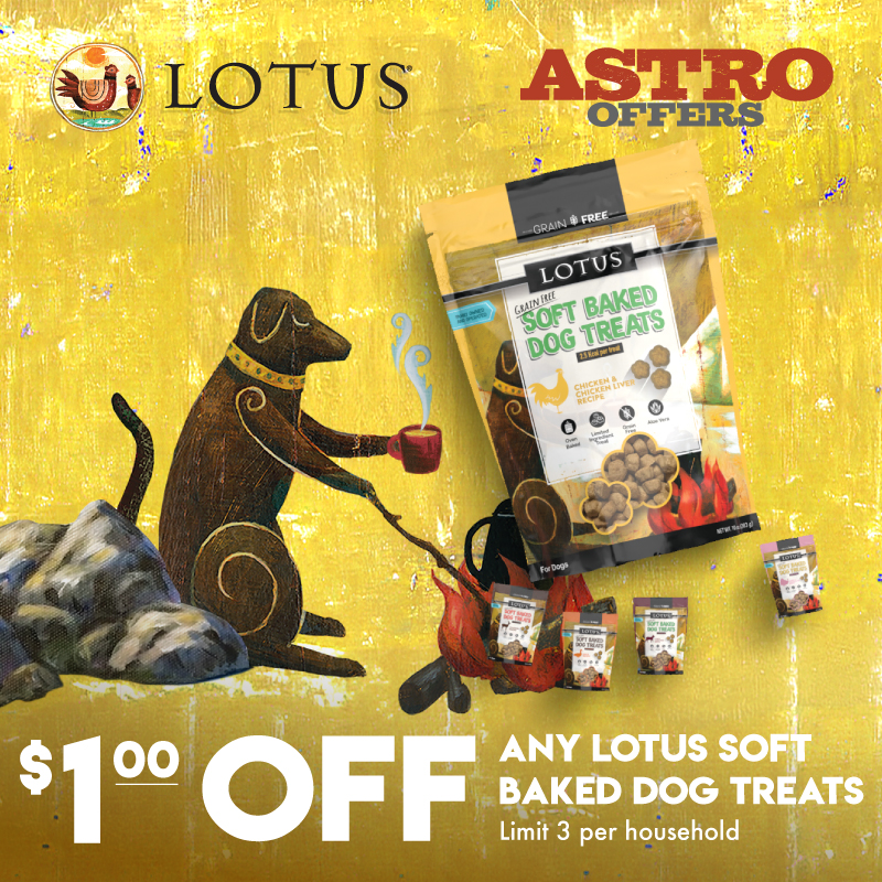 Astro | LOTUS | $1.00 OFF Soft-Baked Dog Treats