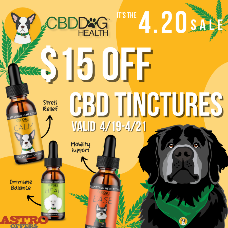 Astro | CBD Dog Health | $15.00 OFF CBD Tinctures