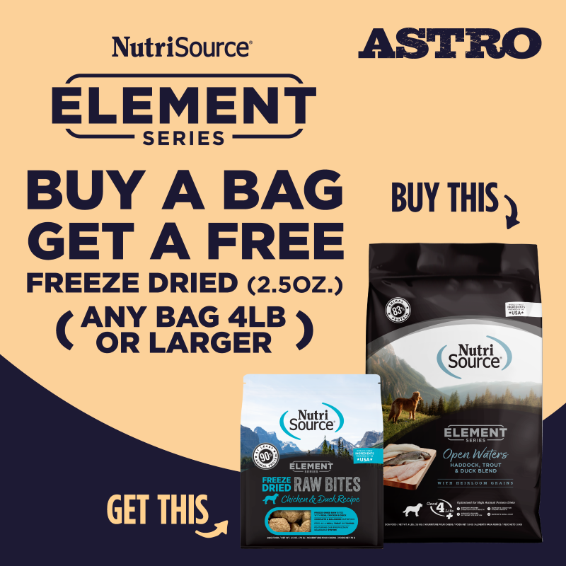 Astro | Elements | FREE 2.5oz Elements Freeze Dried with Elements Kibble Purchase