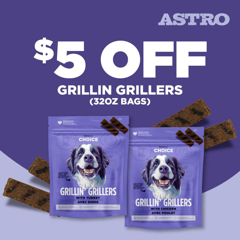 Astro | Choice | $5.00 OFF 32oz Grillin' Grillers