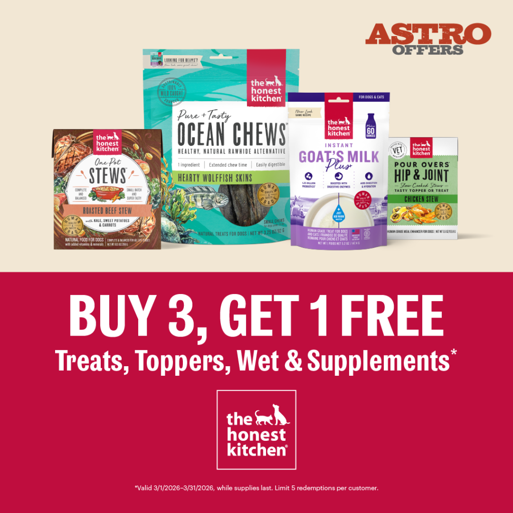 Astro | The Honest Kitchen | Buy 3, Get 1 FREE on Select Products