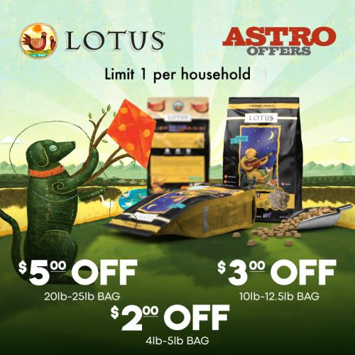 Astro | LOTUS | Dollars OFF Oven-Baked Dog Kibble