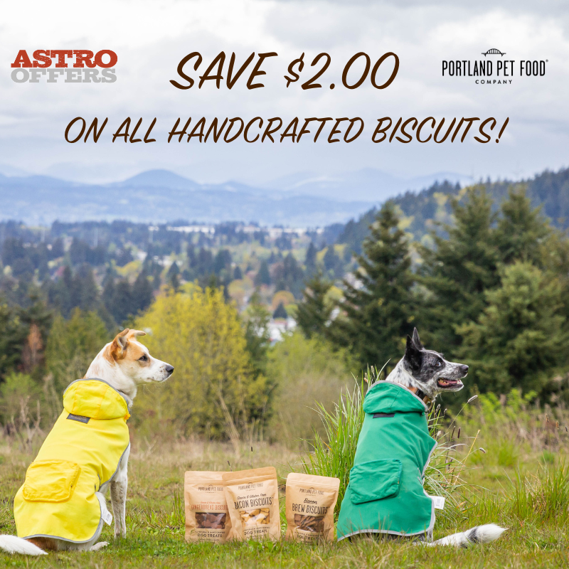 Astro | Portland Pet Food | $2.00 OFF on Biscuits