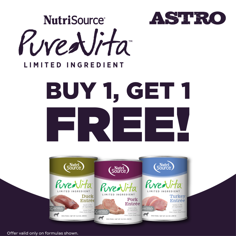 Astro | PureVita | Buy 1, Get 1 FREE on Select Dog Cans