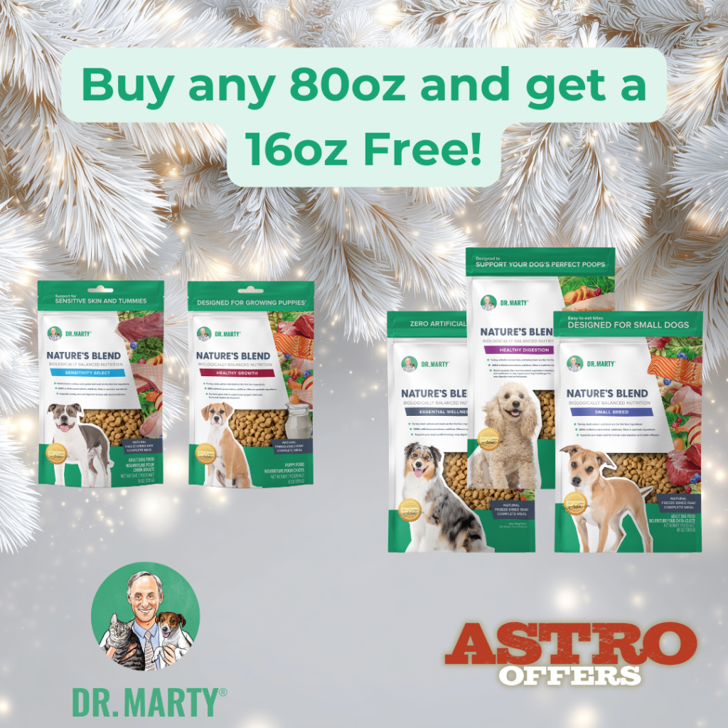 Astro | Dr. Marty's | FREE 16oz Bag with Qualifying Purchase
