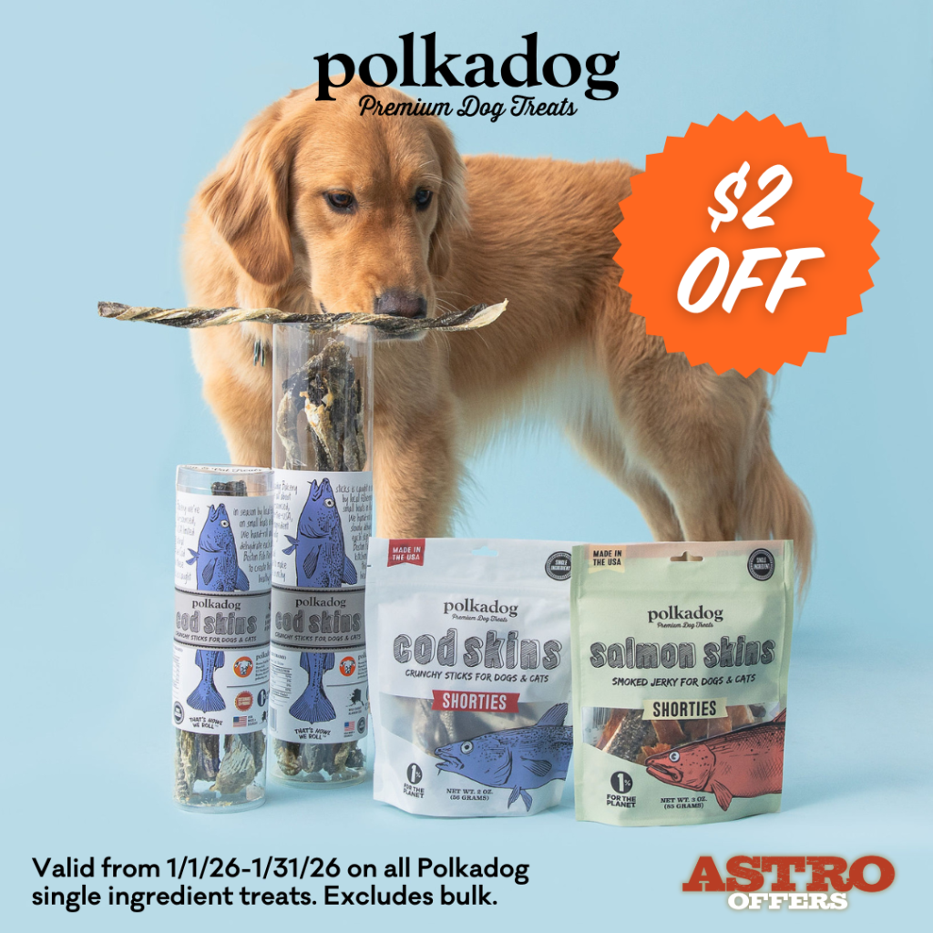 Astro | Polkadog | $2.00 OFF Single Ingredient Treats