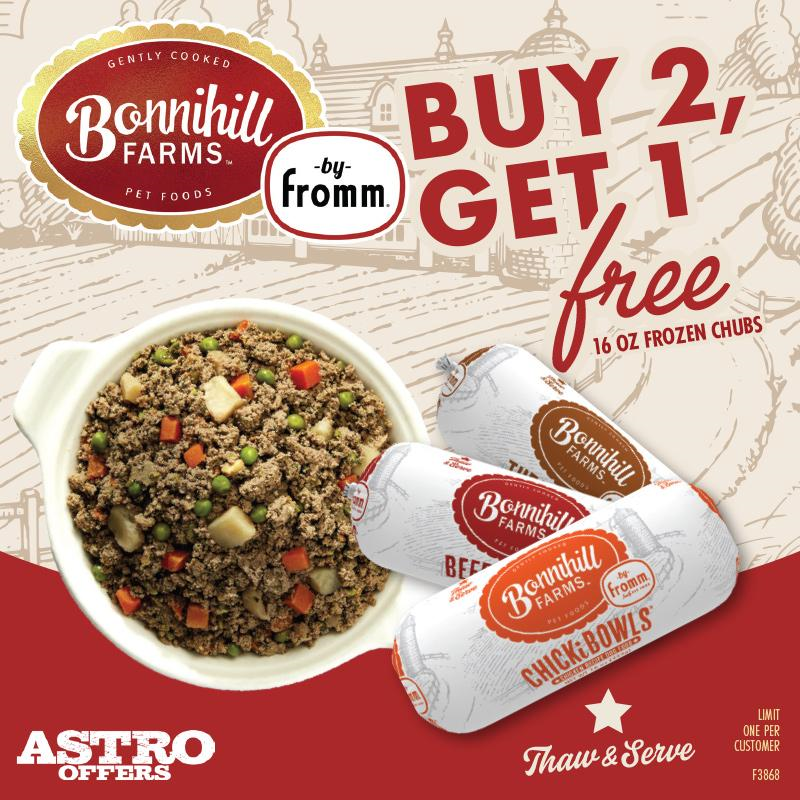 Astro | Bonnihill Farms | Buy 2, Get 1 FREE on 16oz Chubs