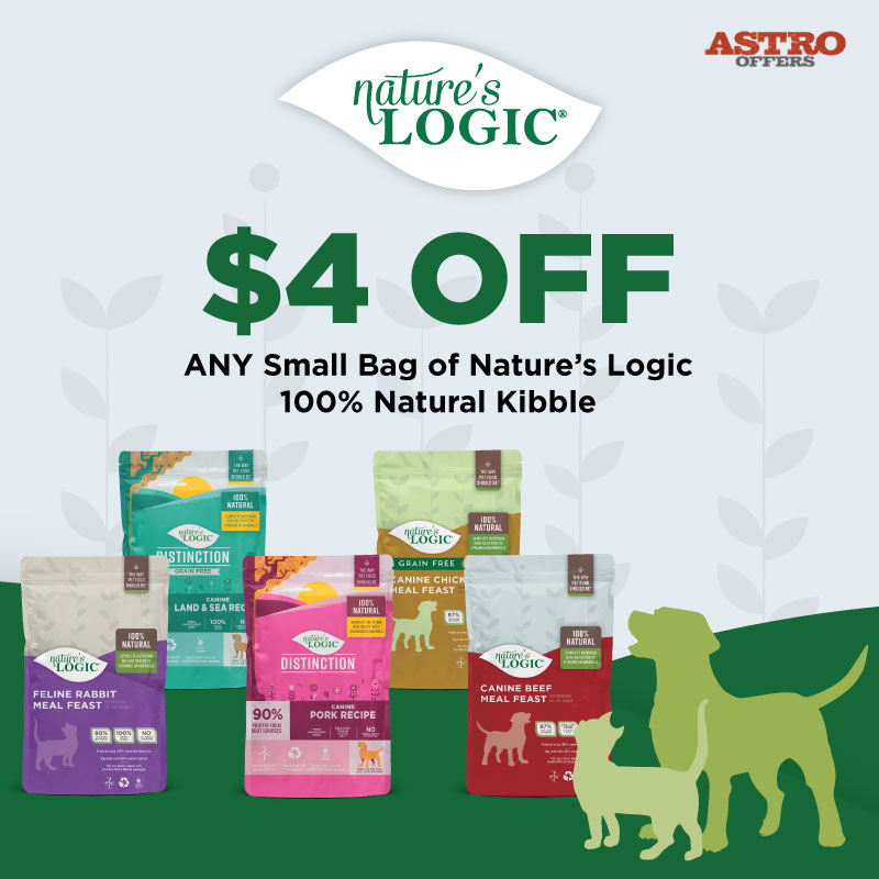 Astro | Nature's Logic | $4.00 OFF Small Bags 