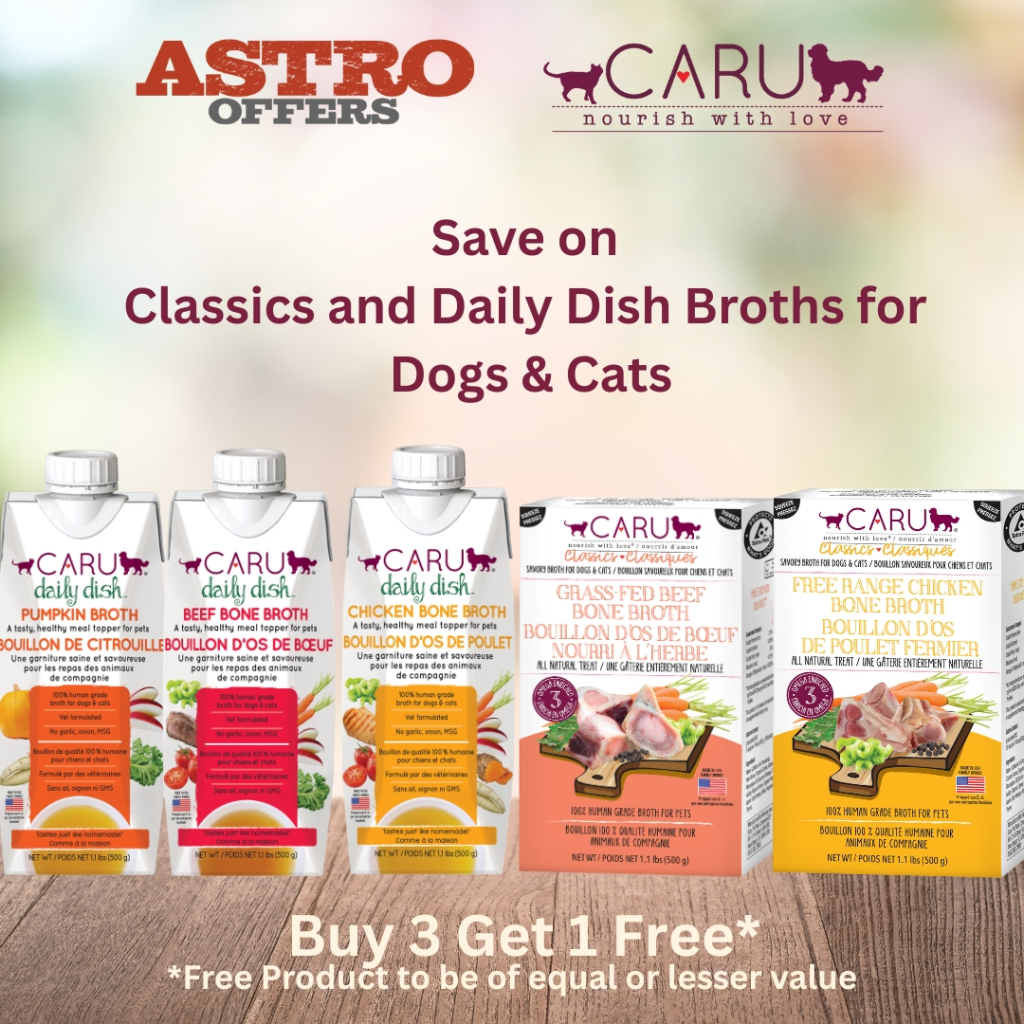 Astro | Caru | Buy 3, Get 1 FREE on Daily Dish & Classics Broths