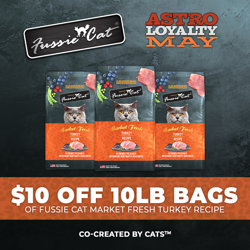 Astro | Fussie Cat | $10.00 OFF 10lb Market Fresh Turkey Recipe